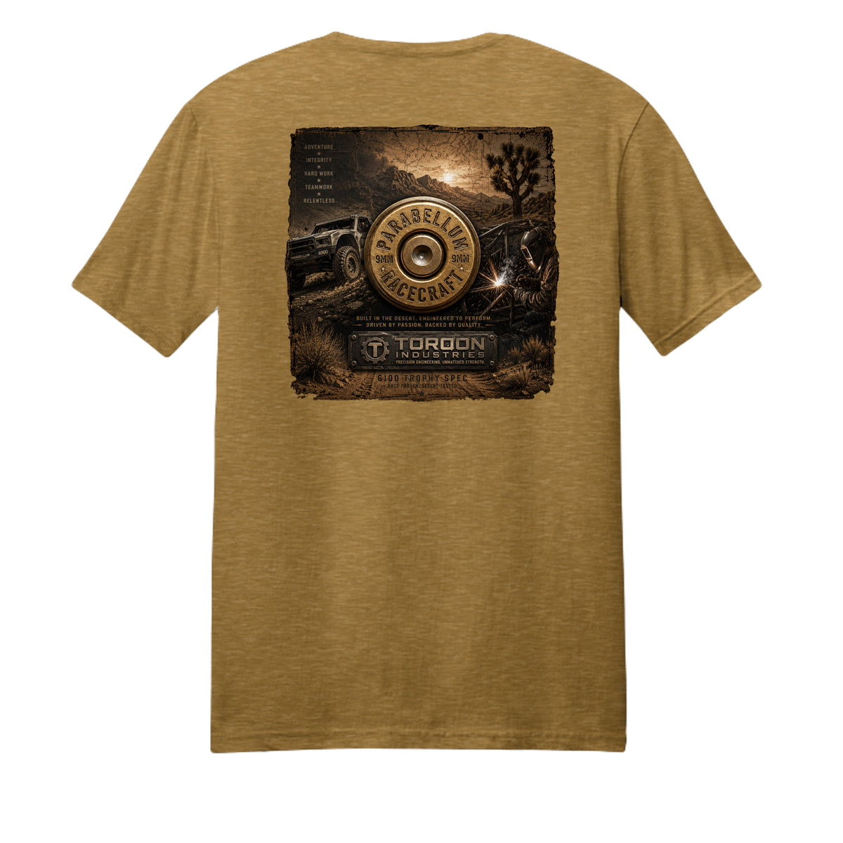 Gold Heather - DM108 - BACK