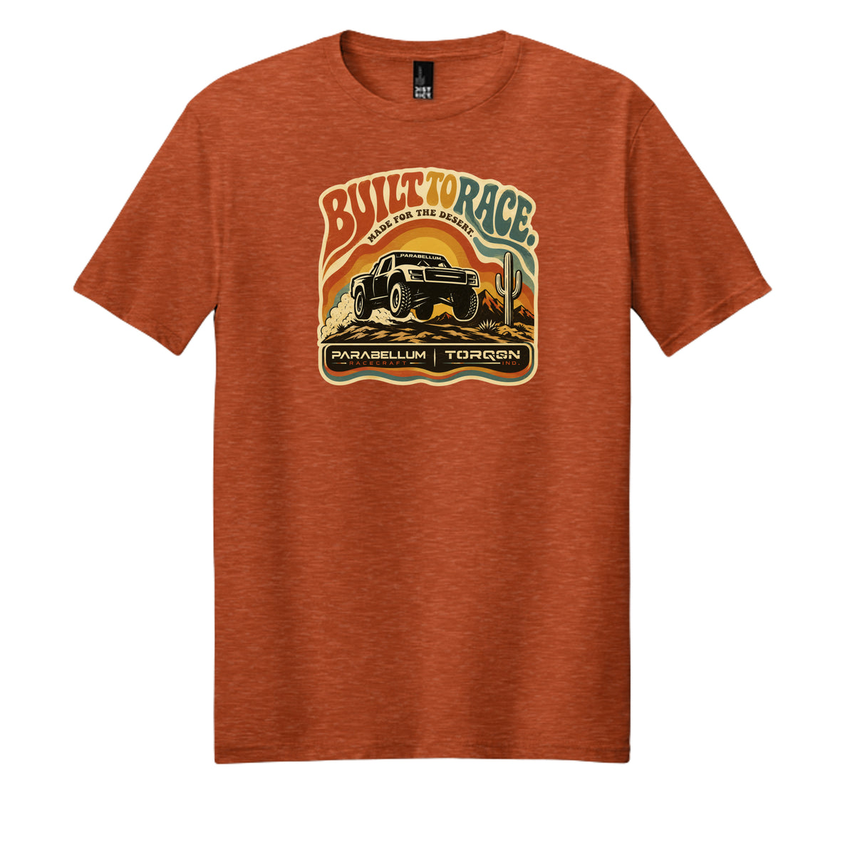 Deep Orange Heather - DM108 - FRONT